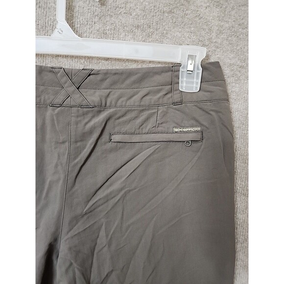 ExOfficio BugsAway Vianna Pants Women 10 Green Insect Shield Hiking OutdoorNylon - Picture 6 of 8